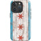 Chicago Flag Dark Wood iPhone 16 Pro Impact Case